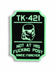Supplies - Identification - Morale Patches - Violent Little TK-421 Star Wars Morale Patch