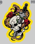 Supplies - Identification - Stickers - Mil-Spec Monkey Skull Snake 1 Decal Sticker