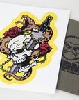 Supplies - Identification - Stickers - Mil-Spec Monkey Skull Snake 1 Decal Sticker