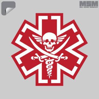 Supplies - Identification - Stickers - Mil-Spec Monkey TacMed Pirate Decal Sticker