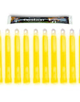 Supplies - Lights - Strobes & Markers - Cyalume 6" Tactical ChemLight - YELLOW, 12 Hour (10 Pack)