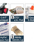 Supplies - Medical - First Aid Kits - North American Rescue M-FAK Mini First Aid Kit