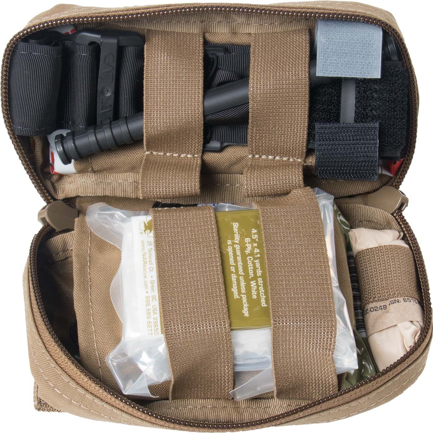 Supplies - Medical - First Aid Kits - North American Rescue M-FAK Mini First Aid Kit - Basic