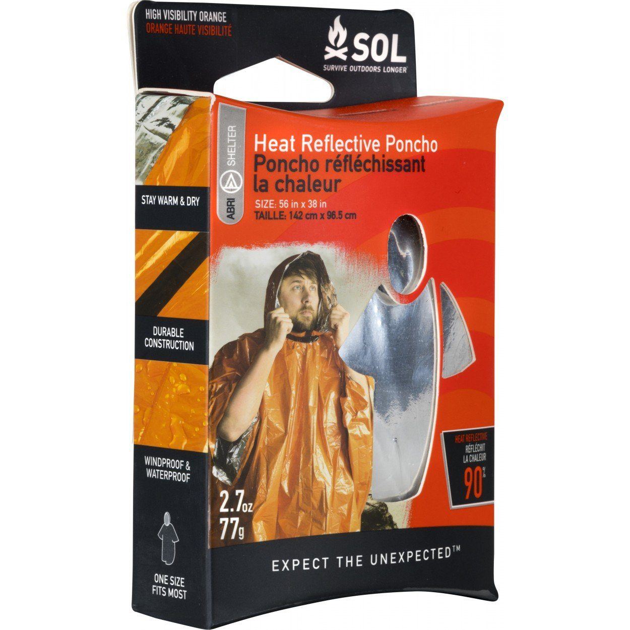 Supplies - Outdoor - Survival & Kits - Adventure Medical SOL® Heat Reflective Poncho