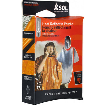 Supplies - Outdoor - Survival & Kits - Adventure Medical SOL® Heat Reflective Poncho