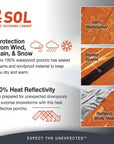 Supplies - Outdoor - Survival & Kits - Adventure Medical SOL® Heat Reflective Poncho