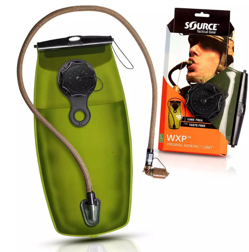 Supplies - Provisions - Drinking Tools - SOURCE WXP Hydration Bladder W/ Storm Valve (3L / 100oz)