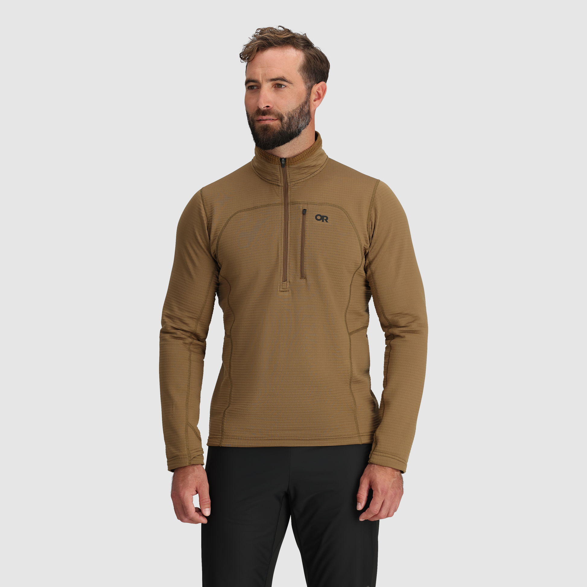 Outdoor Research Men&#39;s Vigor Half Zip Grid Fleece