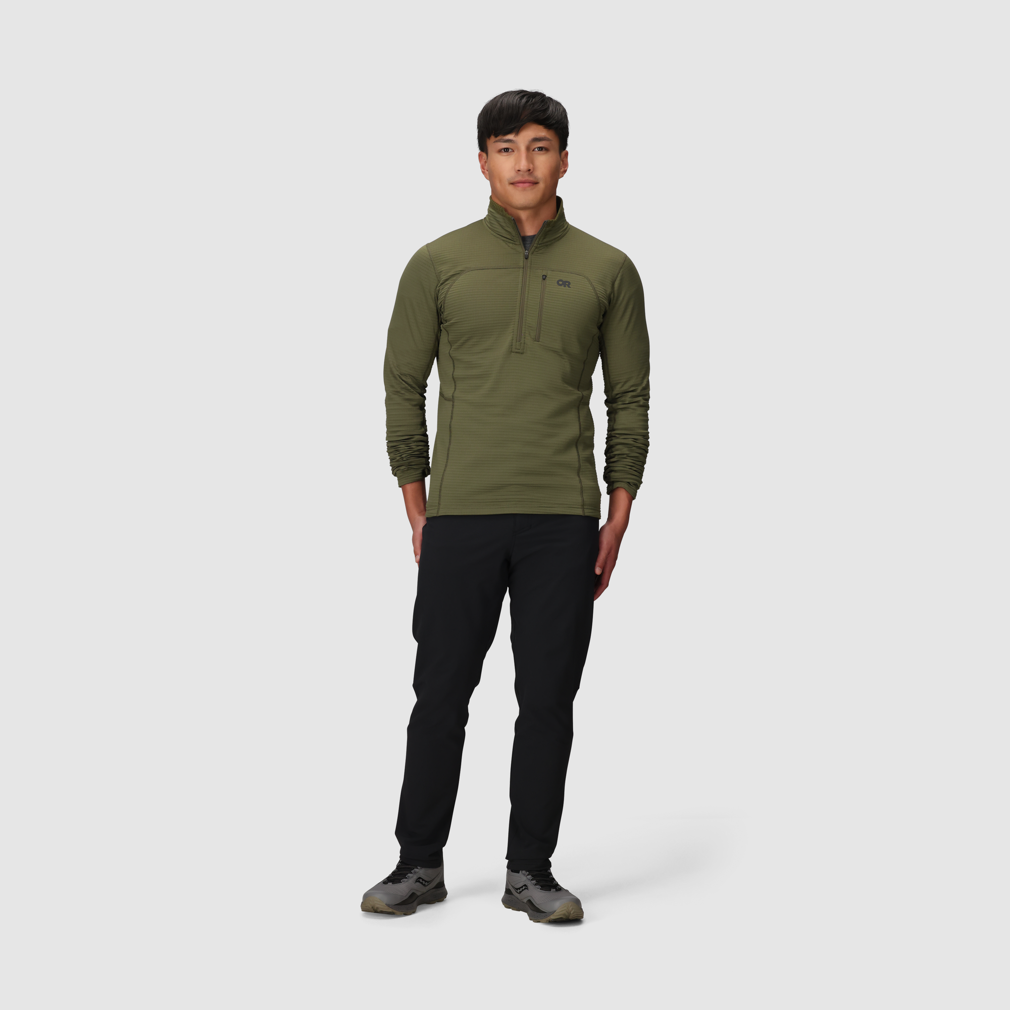 Outdoor Research Men's Vigor Half Zip Grid Fleece
