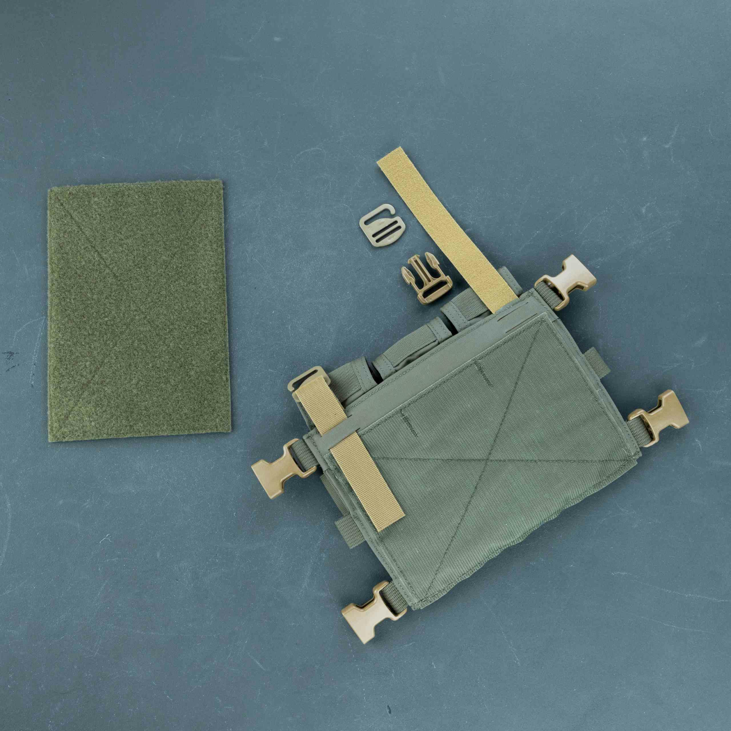 JPCセット 星条旗パッチとメディカルシザー以外は全て実物　T.REXARMS T.REX ARMS Triple Flap Placard – Legit Kit