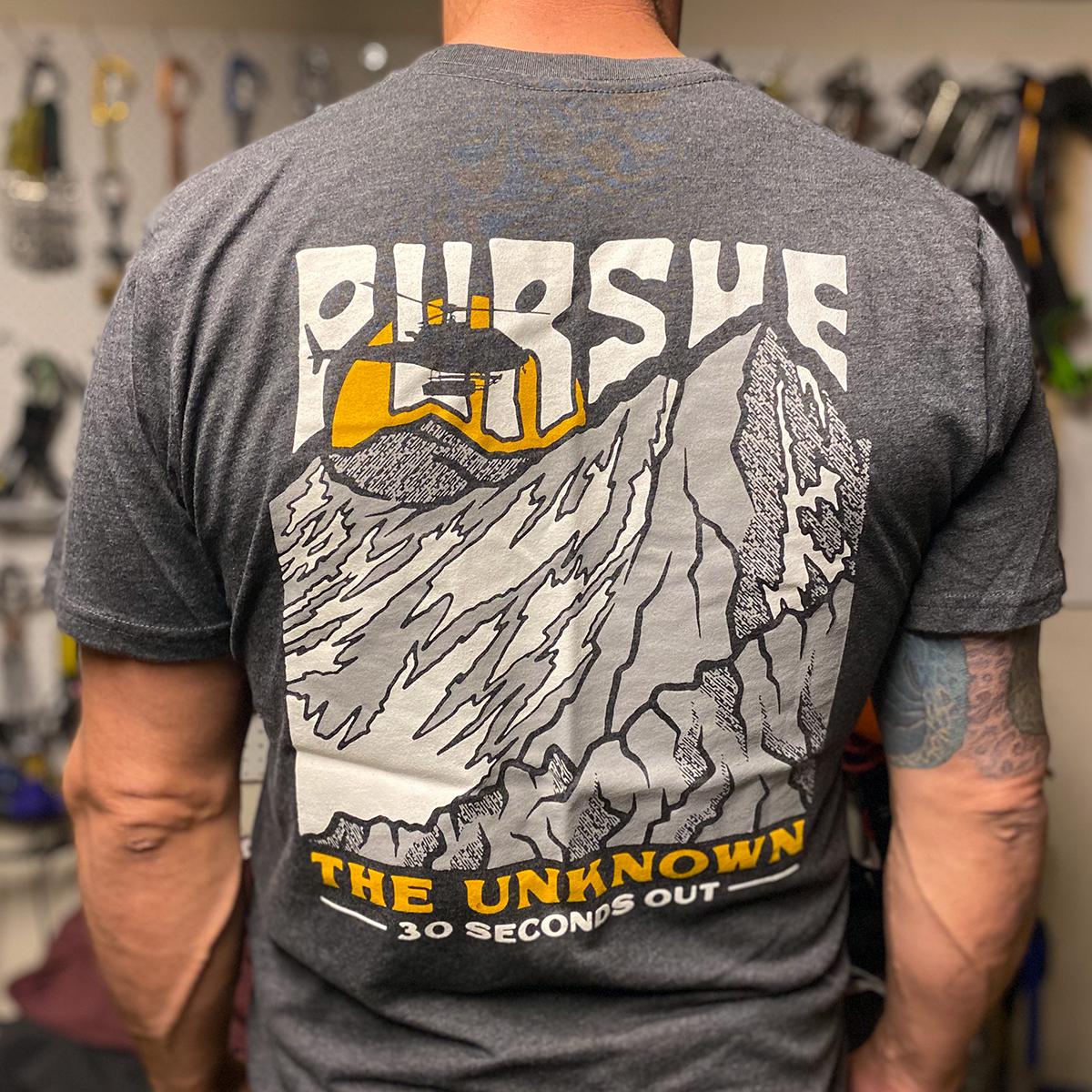 Apparel - Tops - T-Shirts - Thirty Seconds Out Pursue The Unknown Mountains T-Shirt