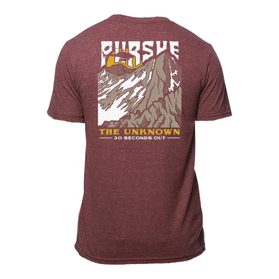 Apparel - Tops - T-Shirts - Thirty Seconds Out Pursue The Unknown Mountains T-Shirt