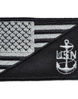 Offbase USN Navy CPO Chief Anchor USA Flag Patch