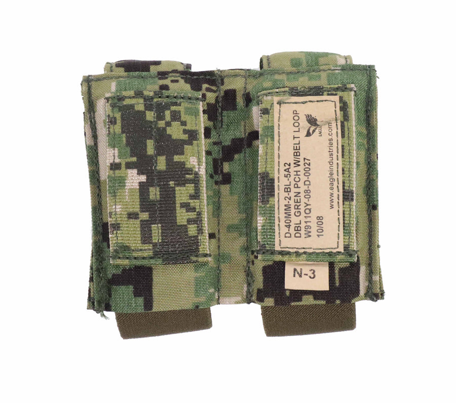 Gear - Pouches - Grenade - Eagle Industries SOFLCS Double 40MM Grenade Pouch - BELT - AOR2