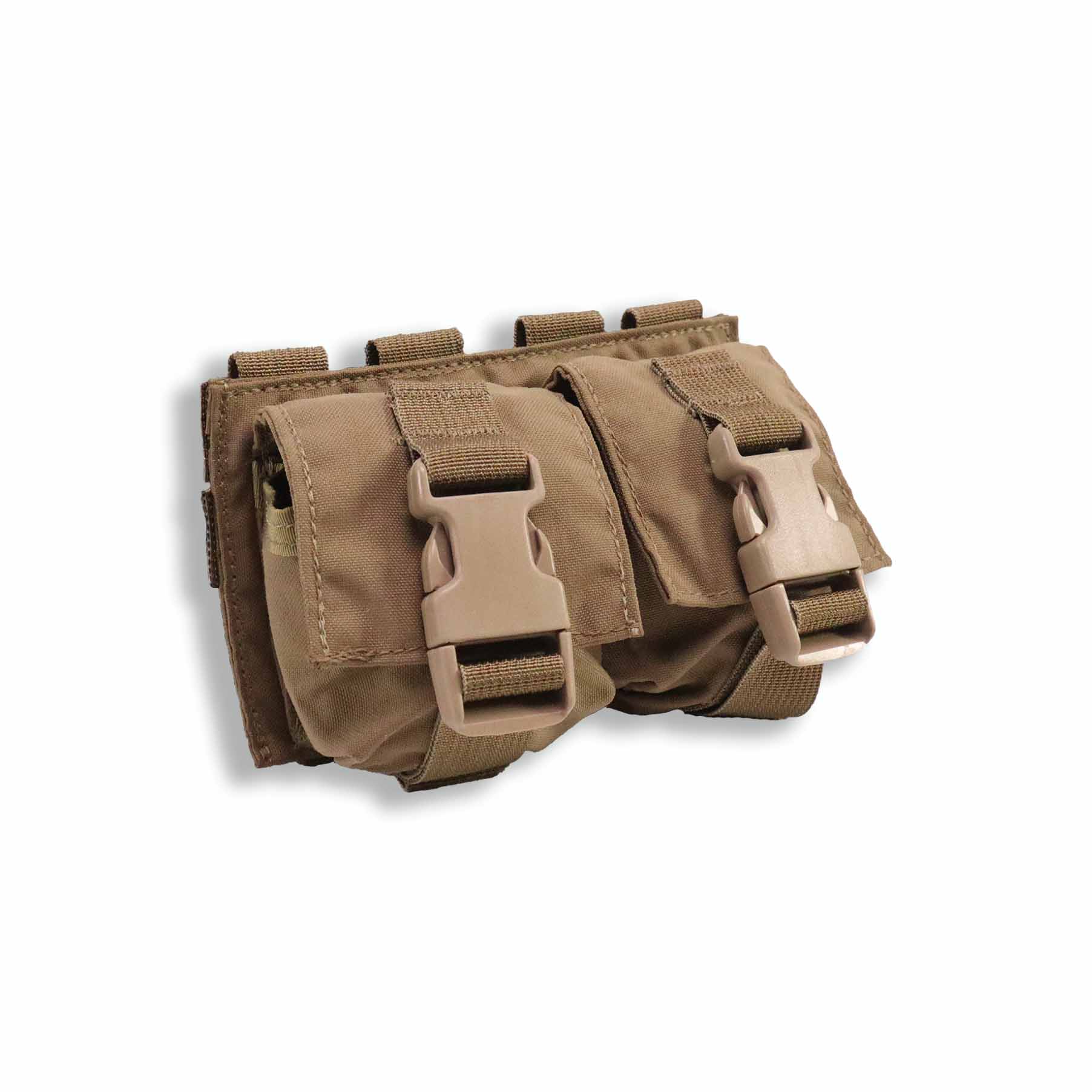 Gear - Pouches - Grenade - London Bridge Trading LBT-9008B-500D Double Frag Grenade Pouch - Coyote Brown