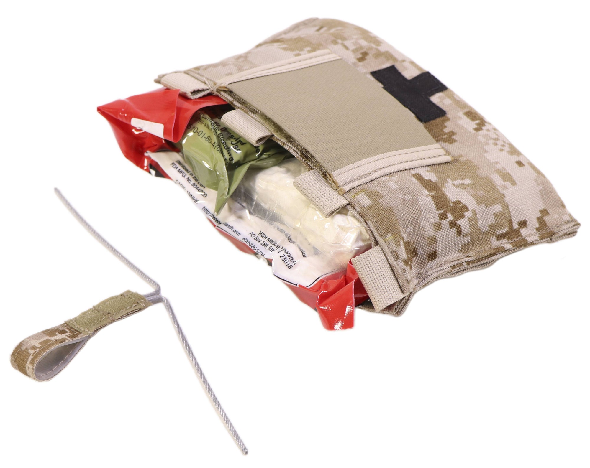 Gear - Pouches - Medical - London Bridge Trading LBT-9022B-T Small Blow Out Medical Pouch - Desert Digital