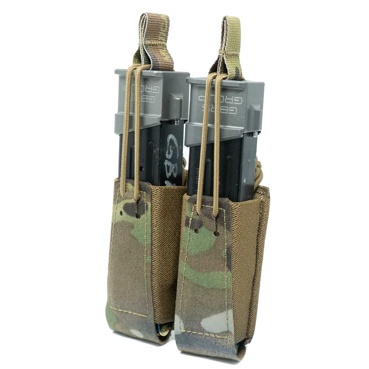 Gear - Pouches - Pistol Magazine - GBRS Group Double Pistol Magazine Pouch - Bungee Retention