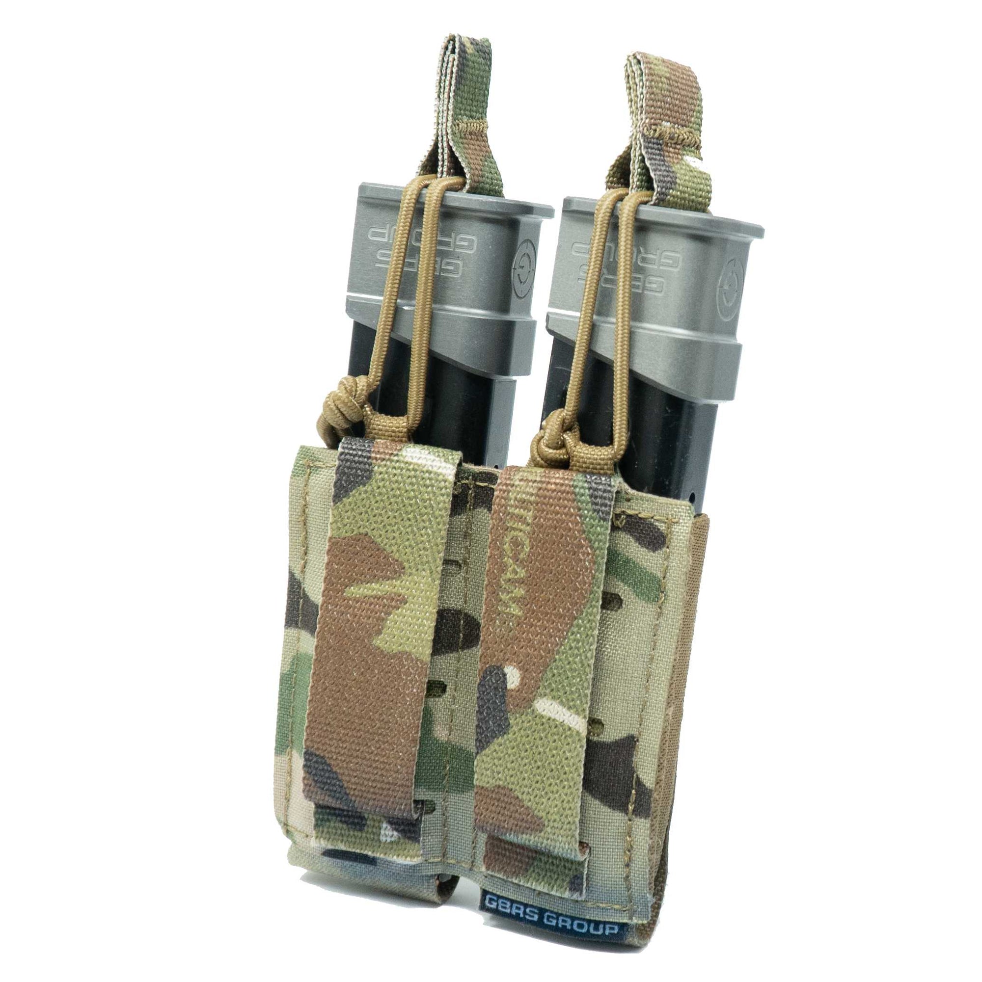 Gear - Pouches - Pistol Magazine - GBRS Group Double Pistol Magazine Pouch - Bungee Retention