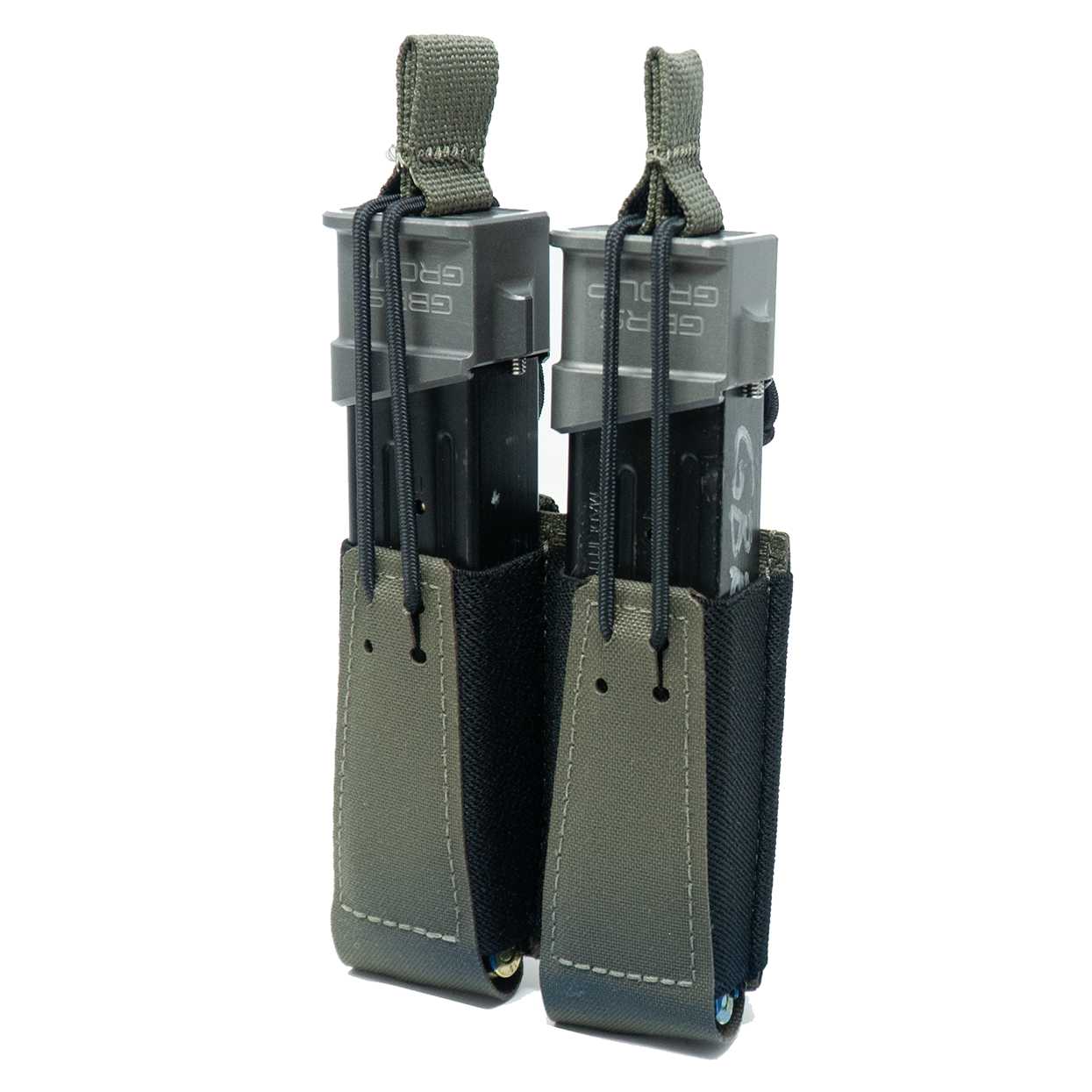 Gear - Pouches - Pistol Magazine - GBRS Group Double Pistol Magazine Pouch - Bungee Retention