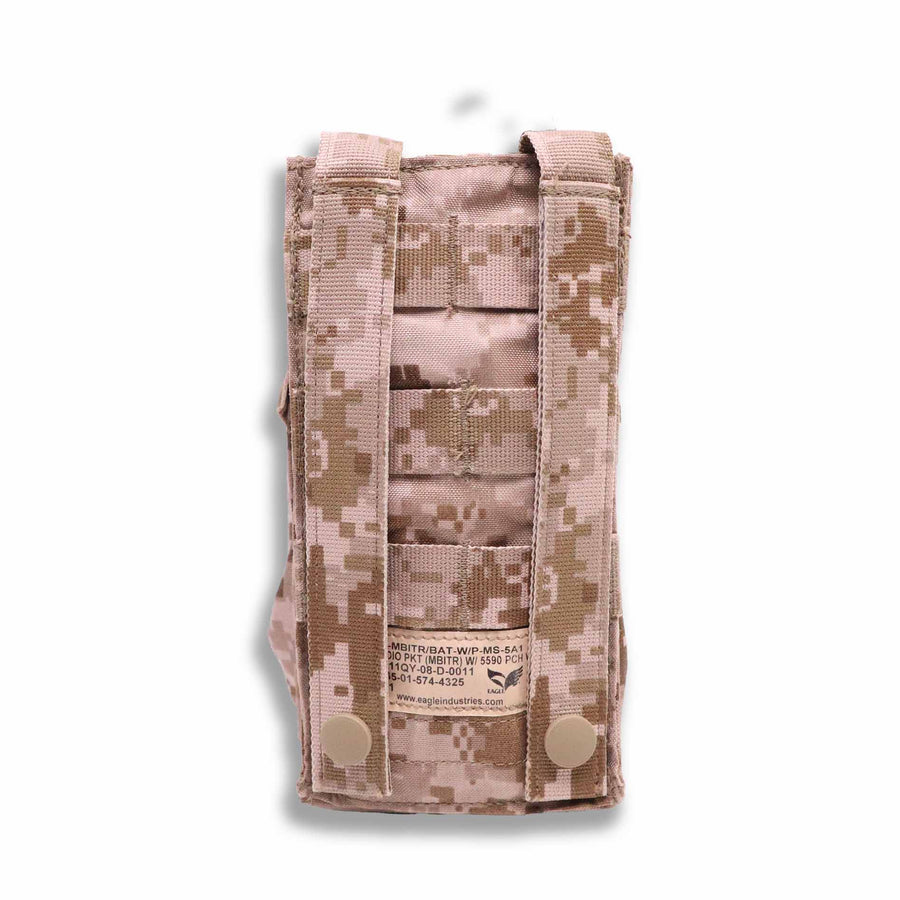 Gear - Pouches - Radio - Eagle Industries SOFLCS MBITR Radio Pouch W/ 5590 Battery Pouch V.2 Maritime - AOR1
