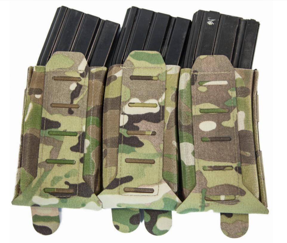 Gear - Pouches - Rifle Magazine - Blue Force Gear Stackable Ten-Speed Triple M4 Mag Pouch