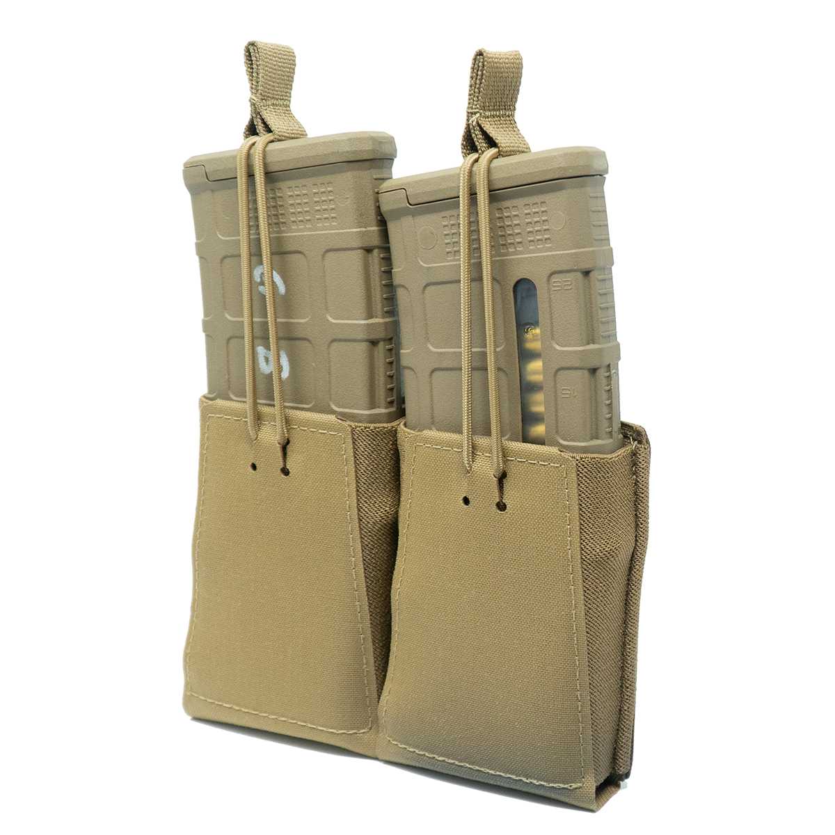 Gear - Pouches - Rifle Magazine - GBRS Group Double 5.56 Rifle Magazine Pouch - Bungee Retention