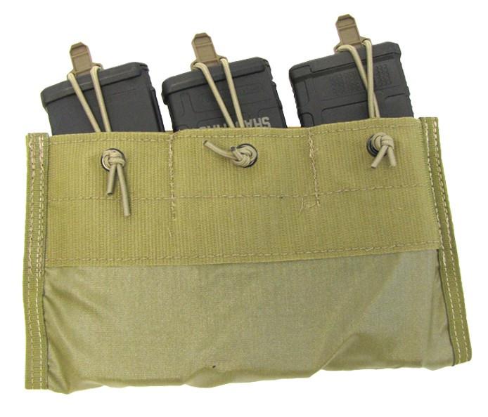 Gear - Pouches - Rifle Magazine - London Bridge Trading LBT-2645A 3-Mag M4 Plate Carrier Insert