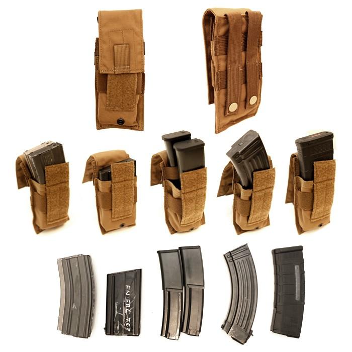 Gear - Pouches - Rifle Magazine - London Bridge Trading LBT-6159A Multi-Caliber Magazine Pouch - Coyote Brown