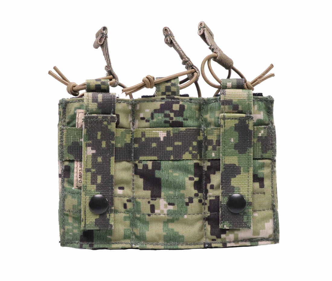 Gear - Pouches - SMG Magazine - Eagle Industries SOFLCS Triple MP7 Magazine Pouch FB Style - MOLLE - AOR2