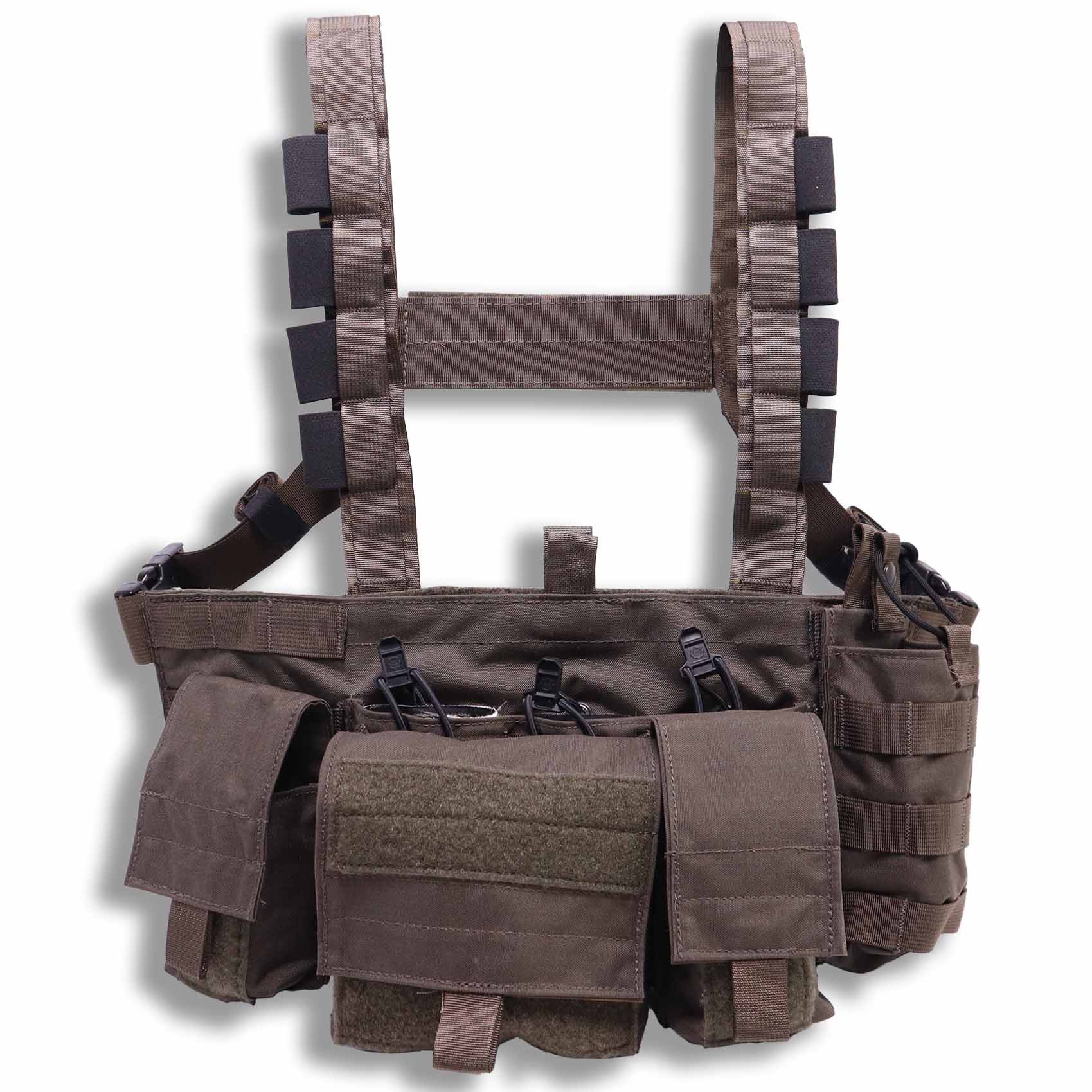 Gear - Rigs - Chest Rigs - London Bridge Trading LBT-2586B-M4 Low Profile Triple 5.56 Chest Rig - MAS Grey