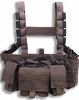 Gear - Rigs - Chest Rigs - London Bridge Trading LBT-2586B-M4 Low Profile Triple 5.56 Chest Rig - MAS Grey