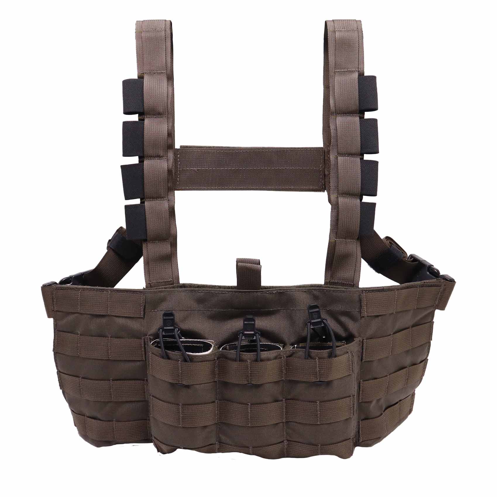 Gear - Rigs - Chest Rigs - London Bridge Trading LBT-2586B-M4 Low Profile Triple 5.56 Chest Rig - MAS Grey