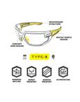 Mechanix Wear Vision Type-X Safety Eyewear