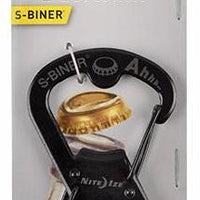 Supplies - EDC - Keychains - Nite Ize S-Biner Ahhh - Steel Carabiner W/ Bottle Opener