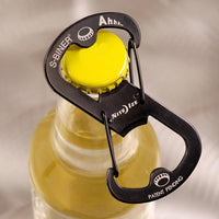 Supplies - EDC - Keychains - Nite Ize S-Biner Ahhh - Steel Carabiner W/ Bottle Opener
