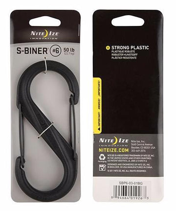 Supplies - EDC - Keychains - Nite Ize S-Biner Dual Carabiner Plastic, Size #6