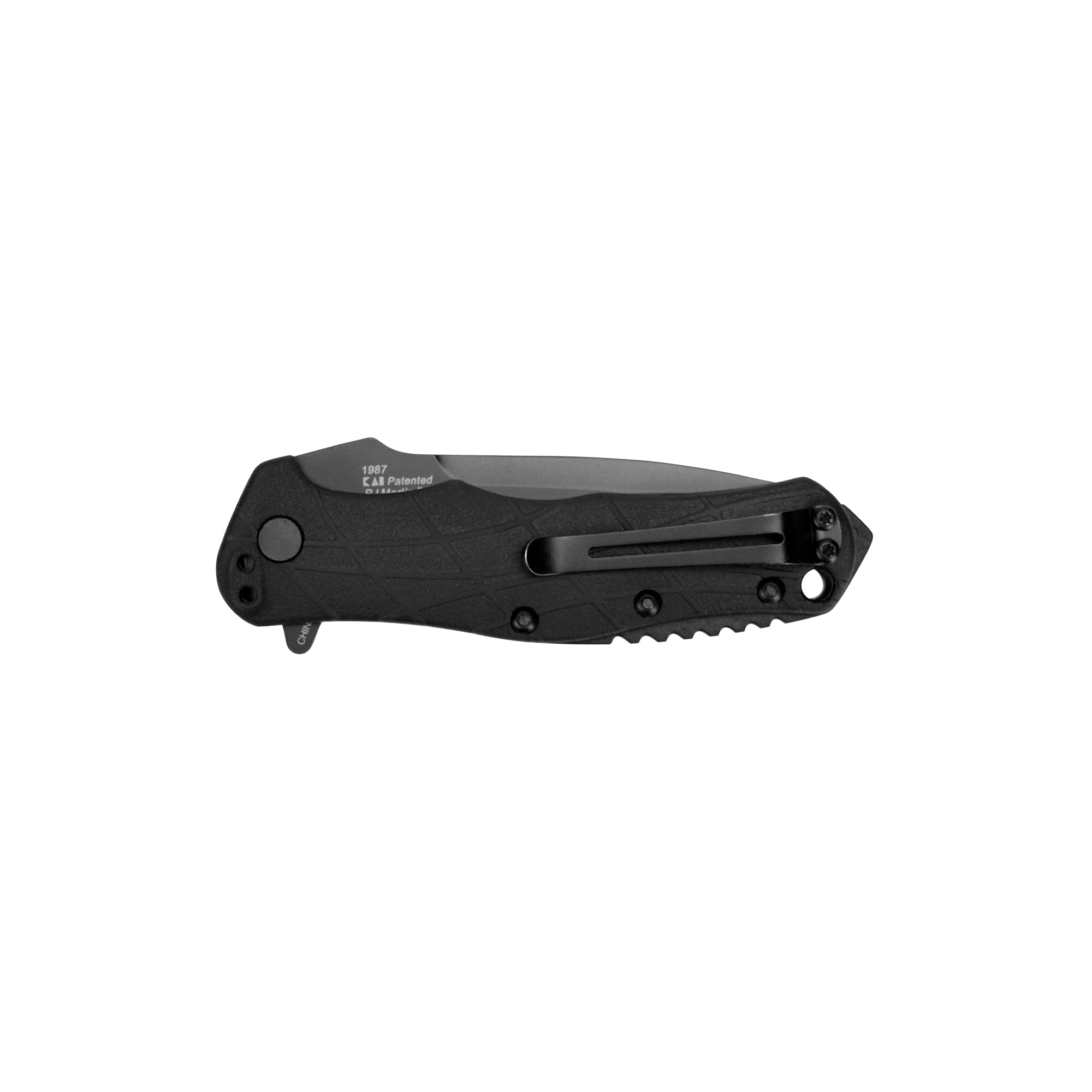 Supplies - EDC - Knives - Kershaw RJ Tactical Folding Drop Point Plain Edge Black