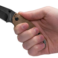 Supplies - EDC - Knives - Kershaw Shuffle II Folding Knife - Tanto, Tan & Blackwash