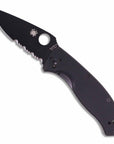 Supplies - EDC - Knives - Spyderco Tenacious™ G10 Folding Knife - Combo Edge, Black