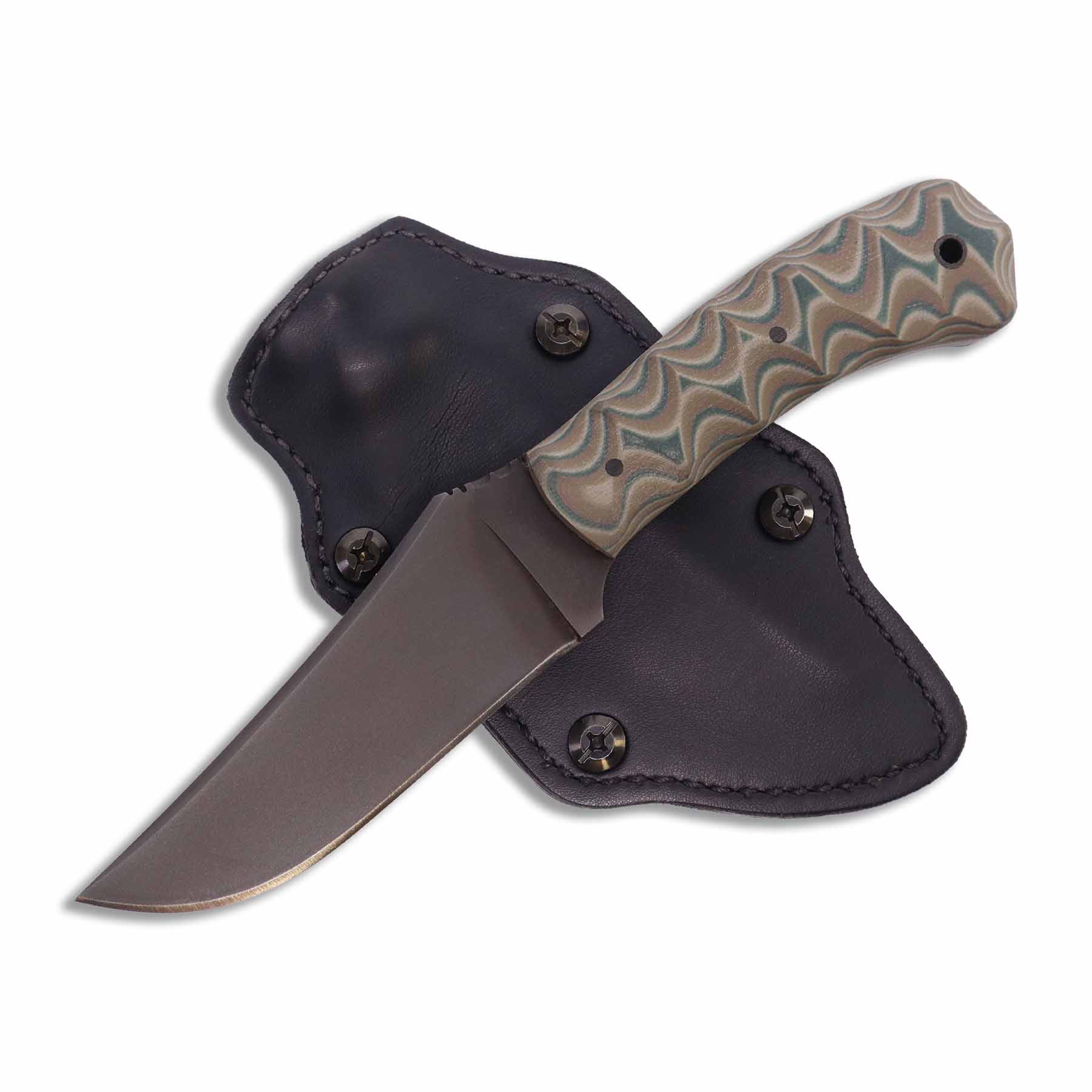 Supplies - EDC - Knives - Winkler Knives WK Blue Ridge Hunter Knife - Camo G10