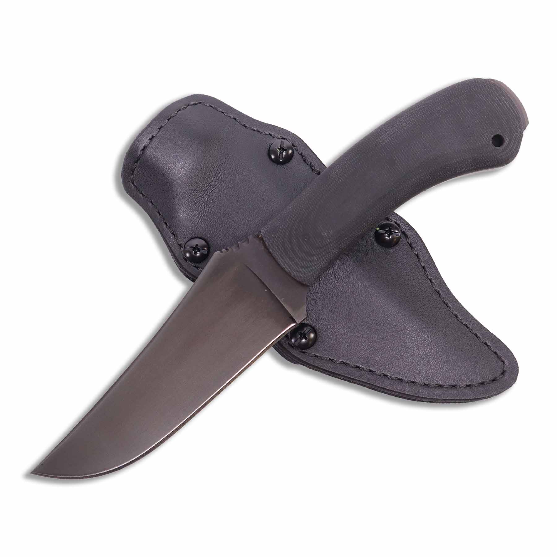 Supplies - EDC - Knives - Winkler Knives WK Crusher Belt Knife - Black Micarta