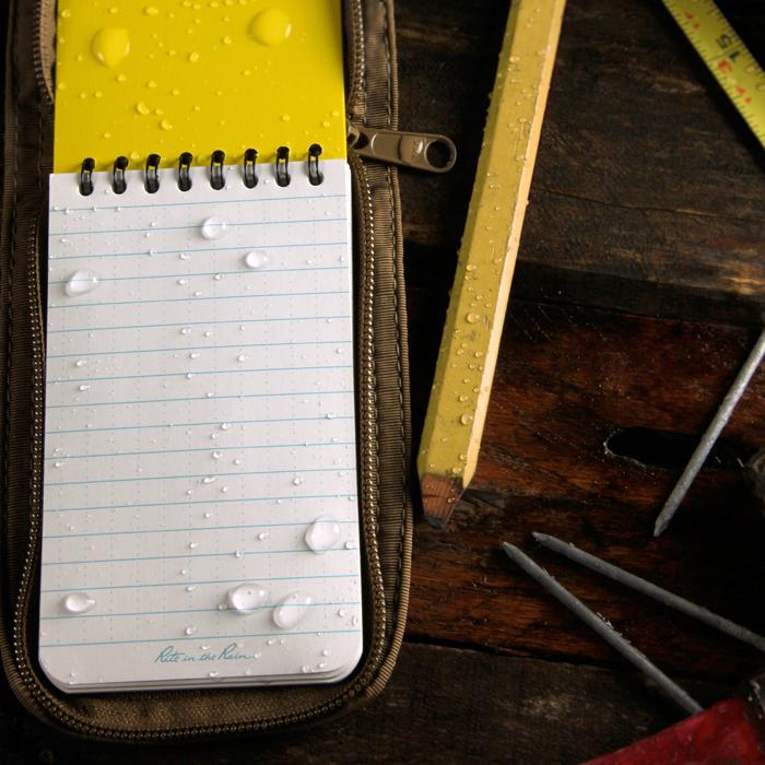 Supplies - EDC - Notebooks - Rite In The Rain 135 Top-Spiral 3x5&quot; Notebook - Yellow