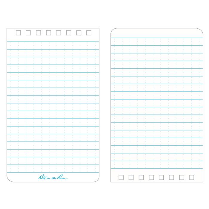 Supplies - EDC - Notebooks - Rite In The Rain 235 Top-Spiral 3x5&quot; Notebook - Blue