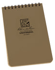 Supplies - EDC - Notebooks - Rite In The Rain 946T-KIT Top Spiral 4x6" Notebook Kit - Tan