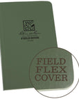 Supplies - EDC - Notebooks - Rite In The Rain 980 Field-Flex 4 5/8 X 7 1/4" Field Book - Green