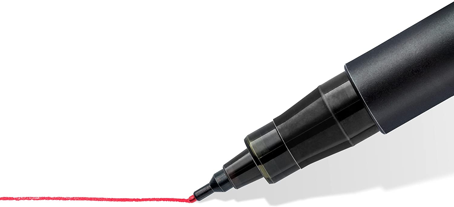 Supplies - EDC - Pens - Staedtler Permanent Superfine Point Map Markers, Assorted Colors (6 Count)