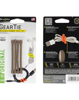 Supplies - EDC - Tools - Nite Ize Gear Tie Reusable 3" Twist Tie - 4 Pack