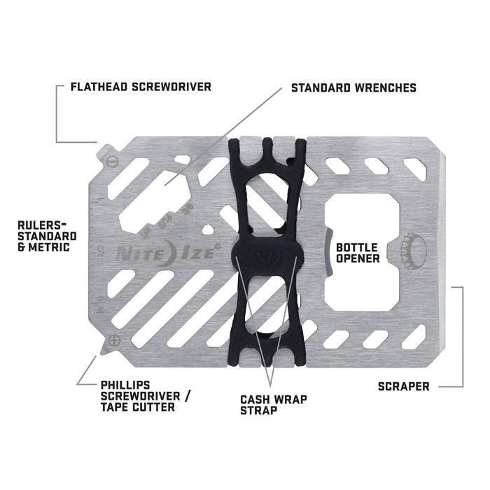 Supplies - EDC - Wallets - Nite Ize FinancialTool Multi-Tool 7-in-1 Wallet