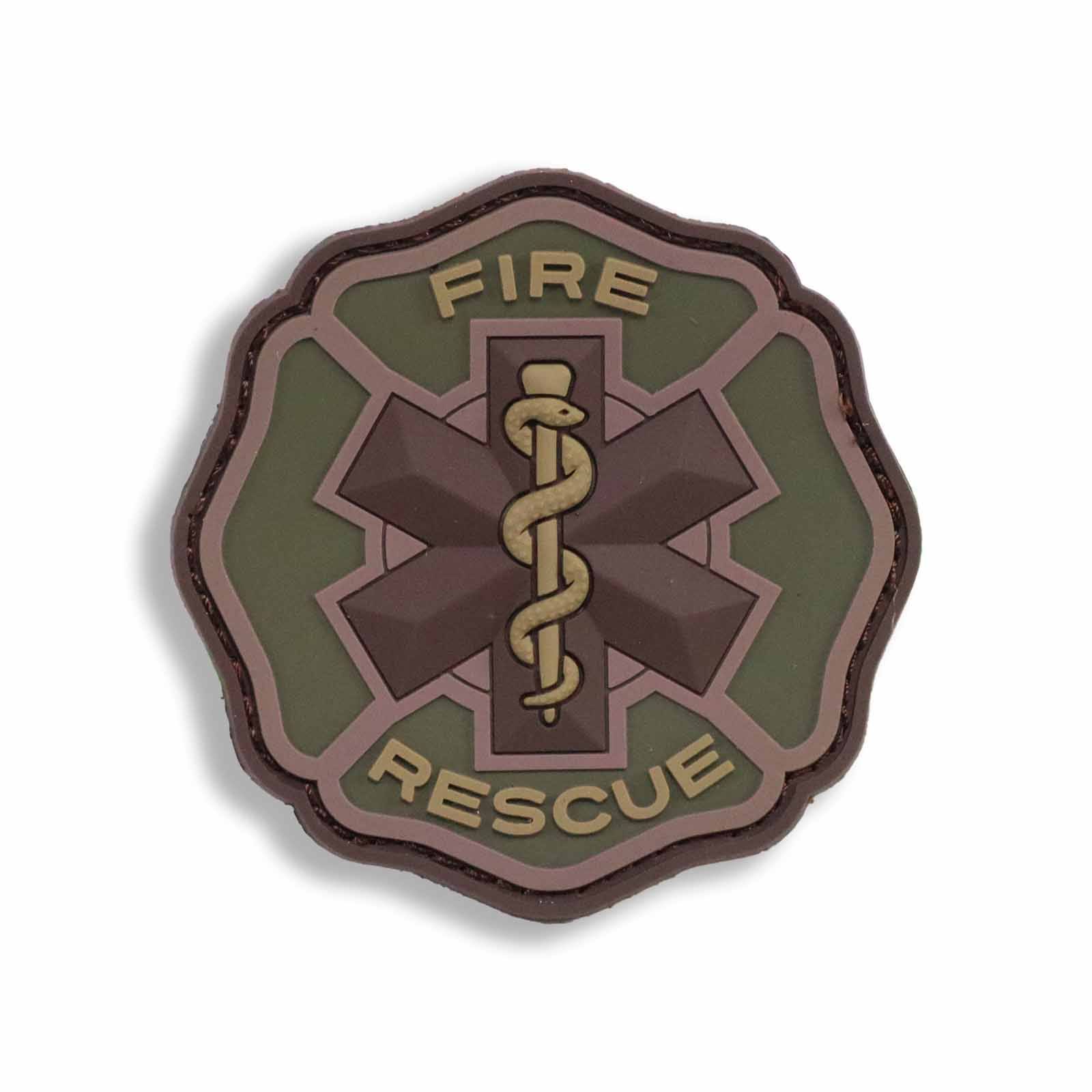 Supplies - Identification - Morale Patches - Mil-Spec Monkey Fire Rescue PVC Patch