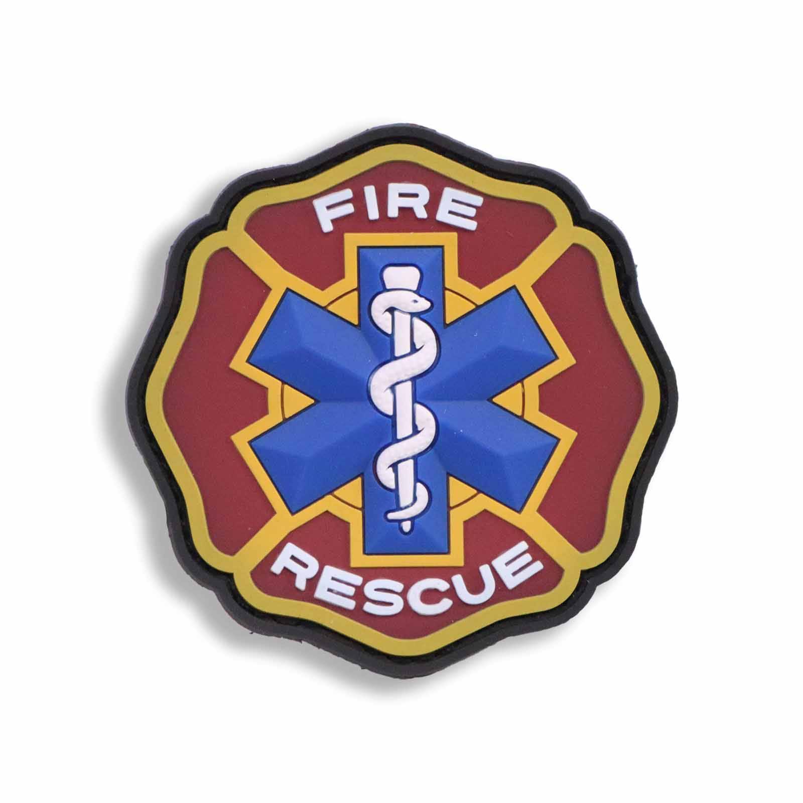 Supplies - Identification - Morale Patches - Mil-Spec Monkey Fire Rescue PVC Patch